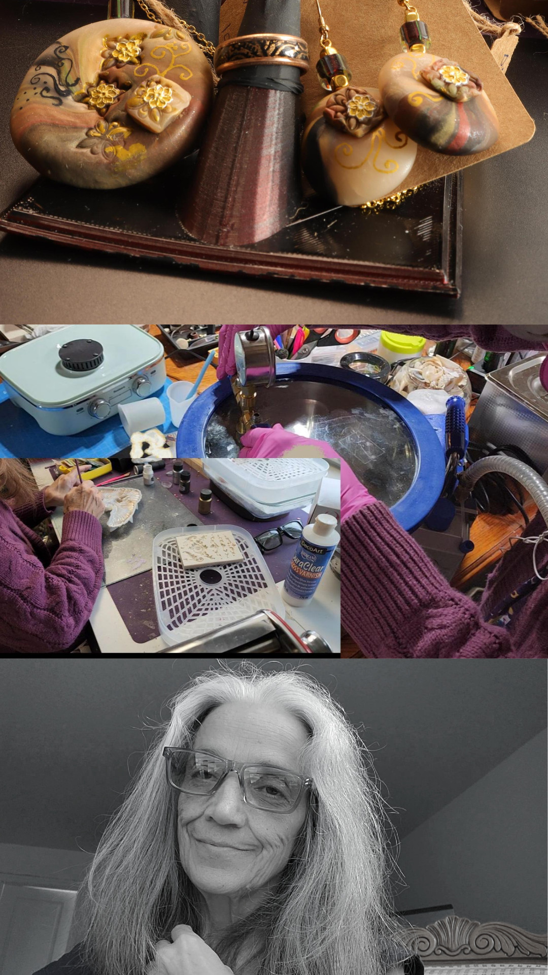 Workshop and product collage